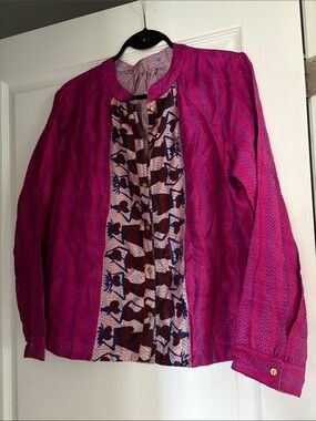 AML Paris reversible Silk shirt. Fits Small or medium.